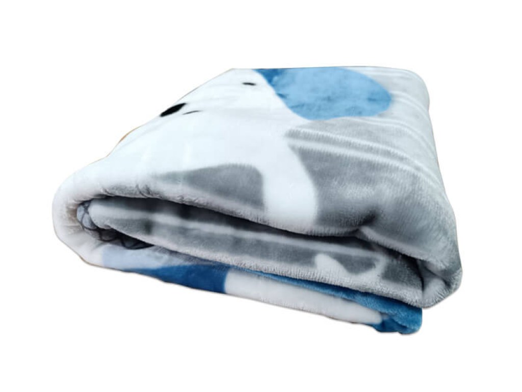 Βρεφική Κουβέρτα Κούνιας Βελουτέ Happy Bear Γαρύφαλλο 100x130 | Γαρύφαλλο - Λευκά Είδη